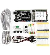 DFRobot Basic Electronics Starter Kit for Beginners - with UNO R3 Board, Compatible with Arduino ...