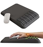 MEKASS Mouse Pad with Wrist Rest, Ergonomic Slope Mousepad for Carpal Tunnel Pain Relief, Memory ...