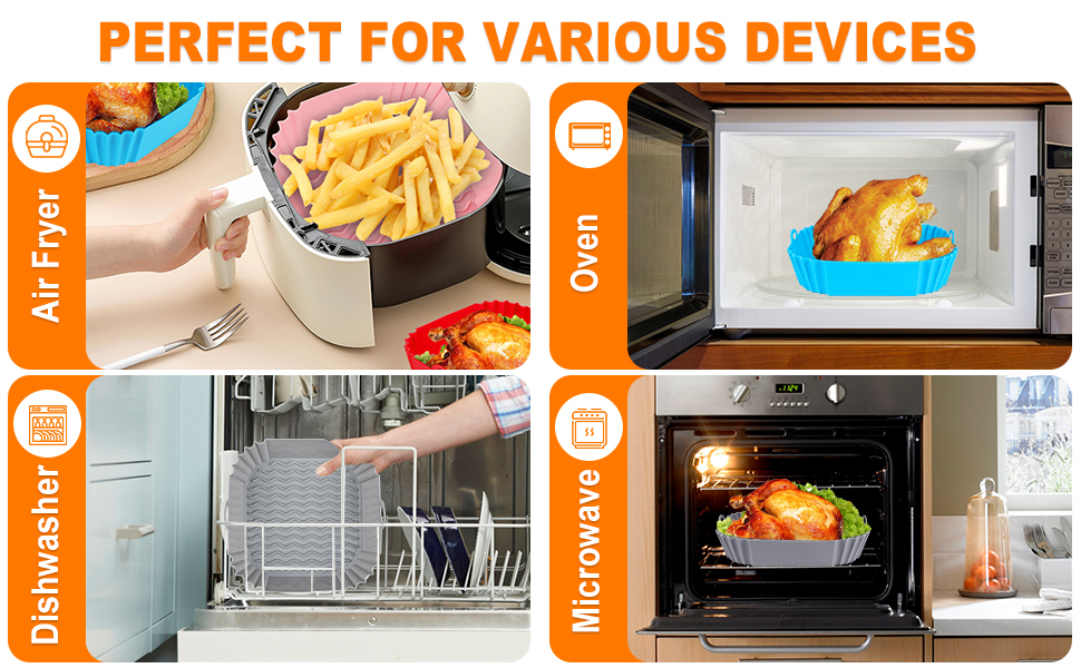 silicone air fryer liners square silicone liners for air fryer basket air fryer liner silicone