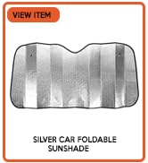 SILVER CAR SUNSHADE