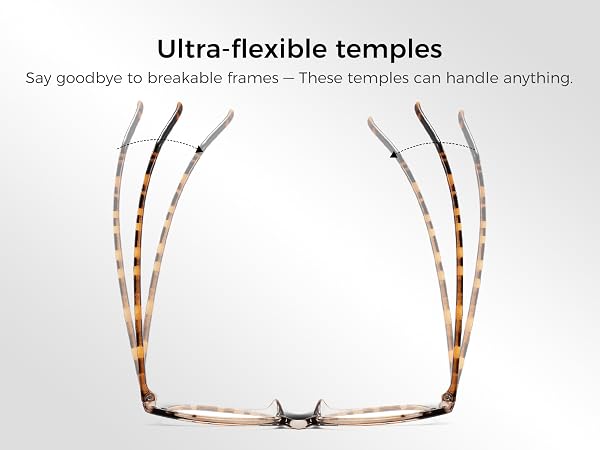 Ultra-Flexible Temples