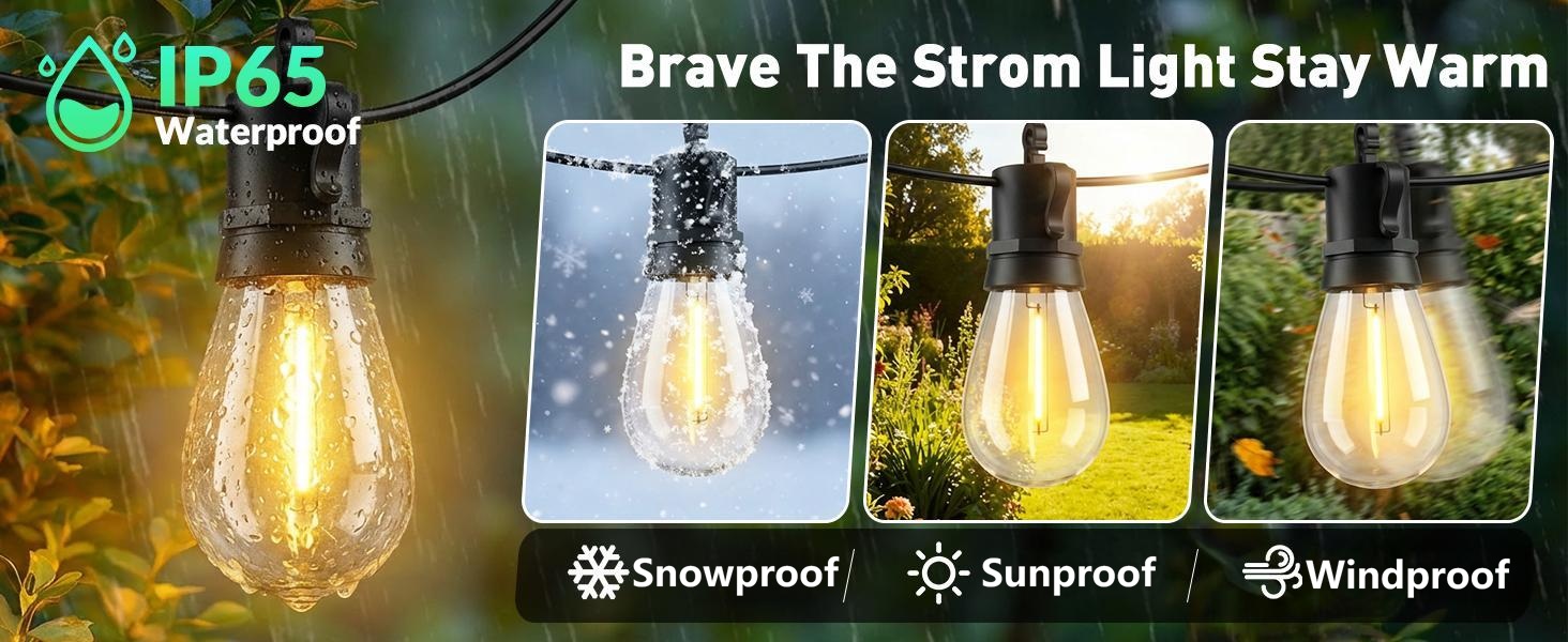 patio lights outdoor waterproof