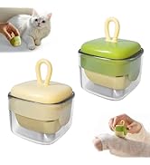 2Pcs Mini Lint Remover Roller, Reusable Lint Gel Roller, Washable Pet Dog Cat Hair Remover for Cl...