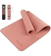Gruper Yoga Mat Non Slip, 72"L x 24"W x 0.24"/0.32"TH, Anti-Tear Exercise Mat with Carrying Strap...