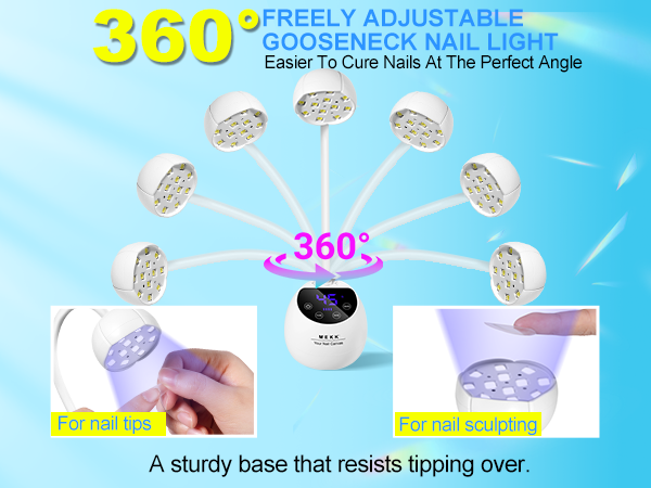 gooseneck nail light