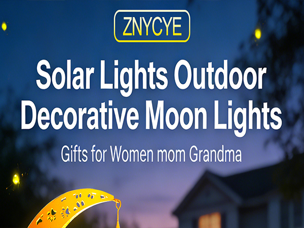 Solar Lights Outdoor Decorative Moon Cat