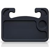 KULOLO Steering Wheel Tray With Cup & Pen Holder for Eating, Makeup, Working, Writing - Car Desk ...