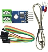 DC 3-5V MAX6675 Module with K - Type Thermocouple Temperature Sensor Set. Comes with an M6 Screw ...