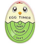 Lasubst Egg Timer for Boiling Eggs that Changes Color When Done, Green