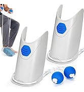 Upgrade Sock Aid - 2 Pack Socks Helper with Adjustable Cords, Easy on Sock Aid Tool with Ergonomi...