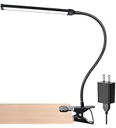 LEPOWER Led Clip on Light/Reading Light, 5W Book Light for Reading in Bed with Gooseneck, Adjusta...