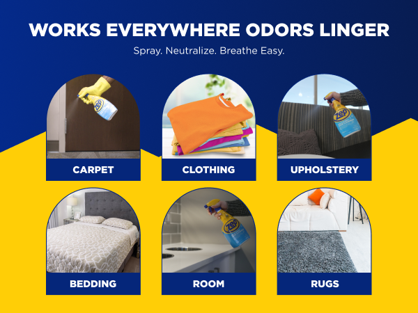 Works everywhere odors linger