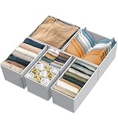 Simple Houseware Underwear Drawer Organizer for Lingerie/Undergarment/Bra/Panty/Sock/Onesie, Set ...