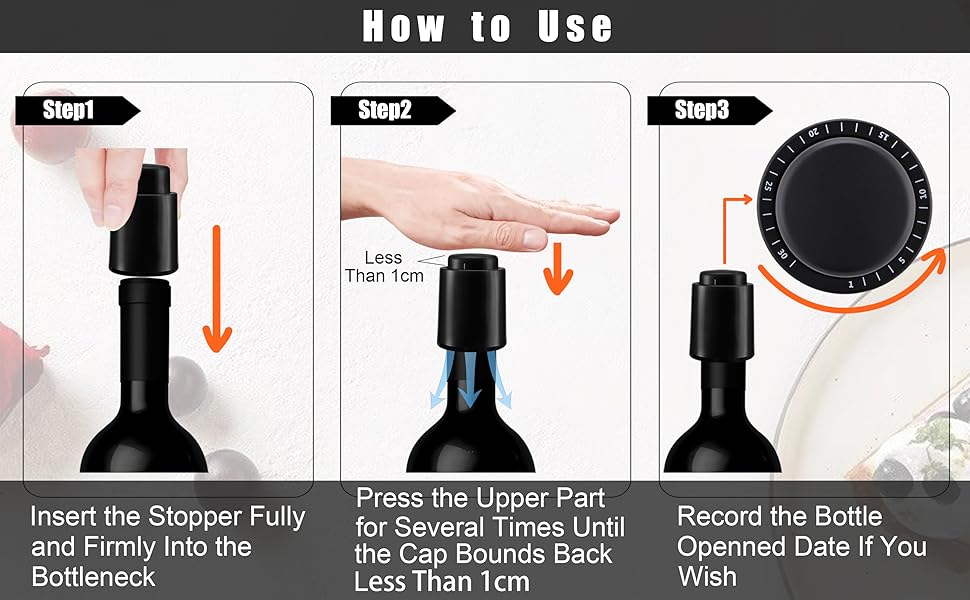 How to know the vaccume seal is made? Press the cap several times until it can't rise more than 1 cm