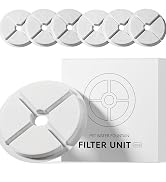 Water Dispenser Filter (6 Pieces), Replacement Cartridge for Cat Fountain, Clean Filtration, Low ...