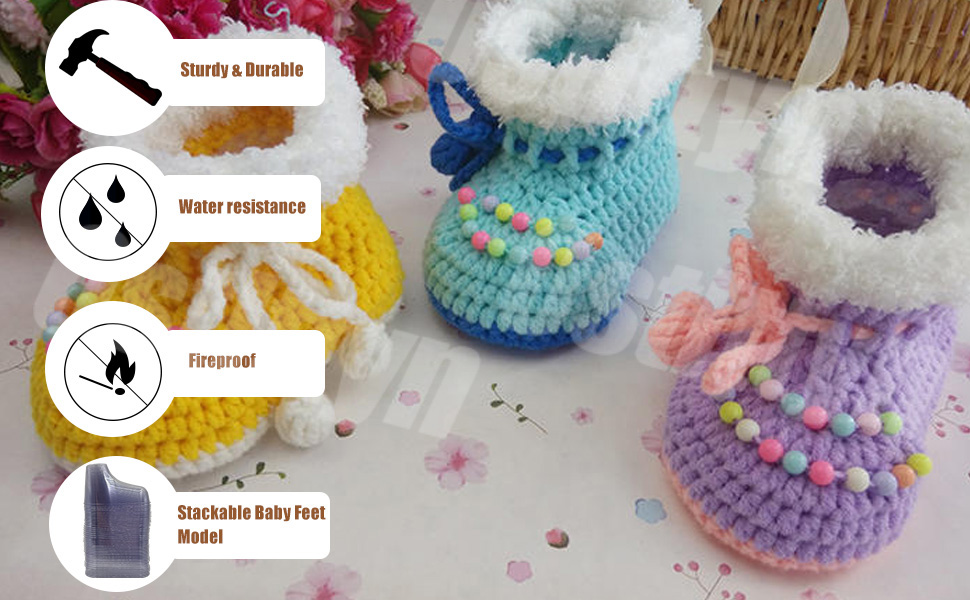 baby_feet_display_Toddler_Crochet_Baby_Shoes_Holder