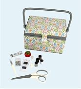 Dritz Sewing Basket and Essentials Kit Organizers, Multicolor