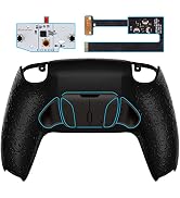 eXtremeRate Textured Black Programmable Real Metal Buttons (RMB) Version RISE4 Remap Kit for PS5 ...