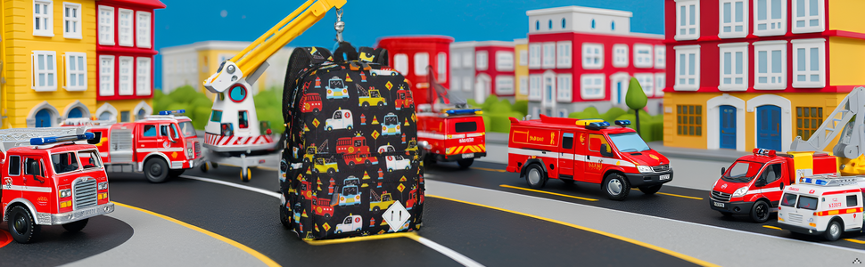 A vibrant and colorful racetrack with toy cars racing around the curves, creating an exciting backdr