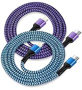 2pack-10ft USB Type C to Lightning iPhone Charger Cable, Original Apple Usbc Power Delivery Fast ...