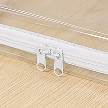 clear zipper pouches hard shell