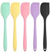 Headaze 5 Piece Silicone Spatulas, Large 11.3 in Spatula Set, BPA-Free | Heat Resistant 572?, Sea...