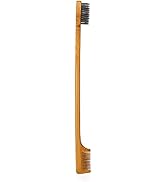 GranNaturals Edges Brush and Comb for Edge Control - Sturdy Bamboo Handle - Styling & Gentle Care...