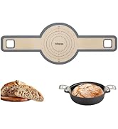 Sourdough Silicone Bread Sling - Non-Stick & Easy Clean Silicone Bread Mat for Dutch Oven. Reusab...