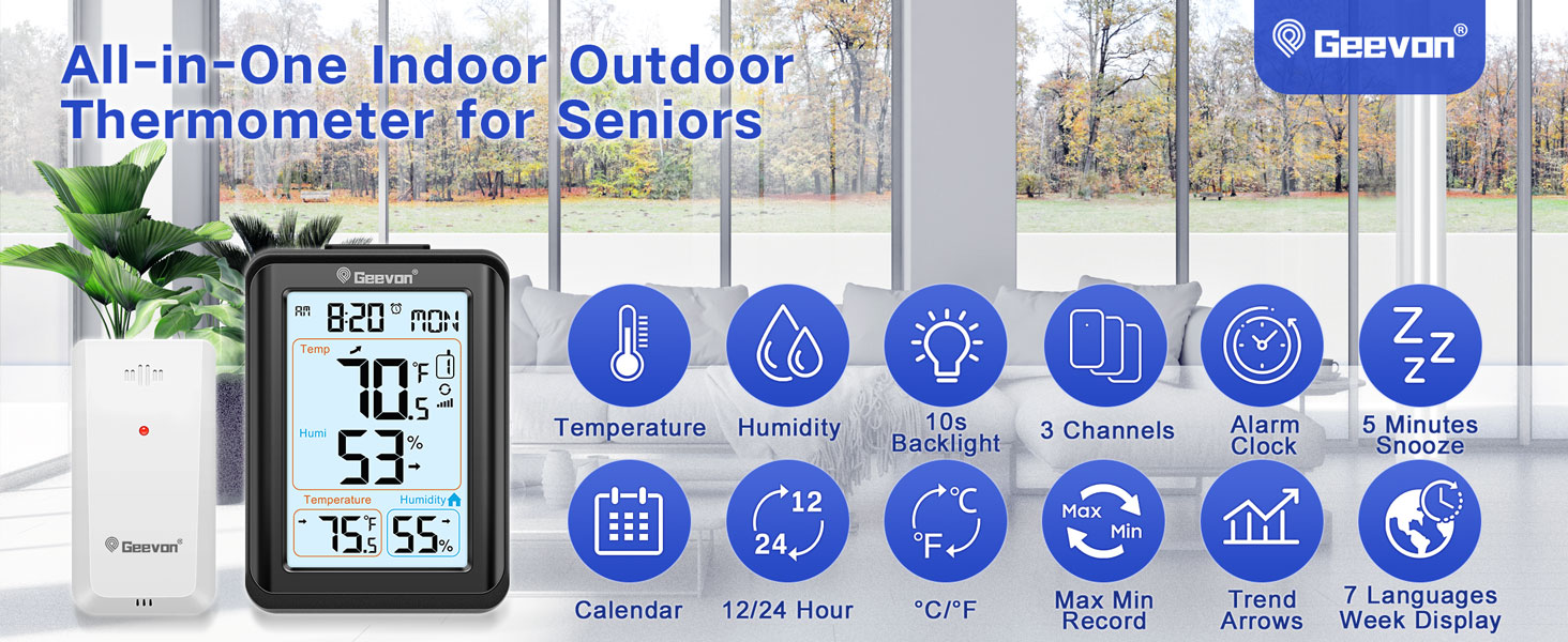 Indoor Outdoor Thermometer