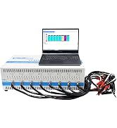 Battery Tester, 8-Channels 18650 Lithium Battery Capacity Tester Charge & Discharge 50A Battery R...