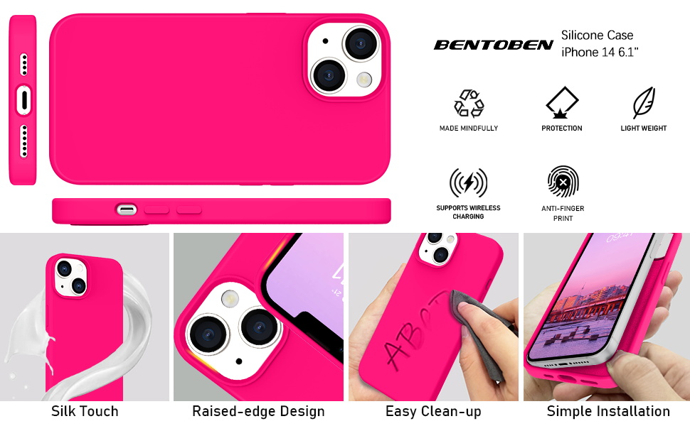 iphone 14 case hot pink
