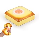 Anboor 5.5'' Squishies Food Toy, Realistic Egg Toast Squishies Slow Rising, Stress Relief Scented...