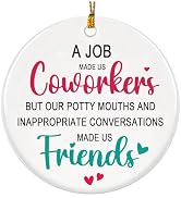 Coworker Christmas Ornament 2024, Coworker for Women, Men, Work Bestie, Work Friend - Work Made U...