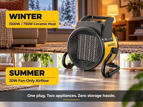 One plug. Two appliances. Zero storage hassle.