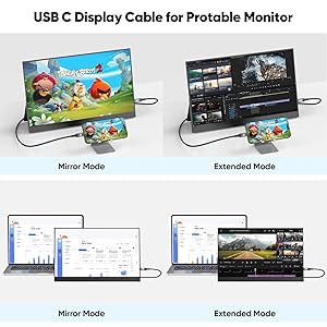usb c monitor video cable