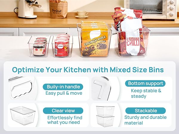 Pantry Organizers and Storage Bins