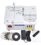 NovelLife Mini Hobby Table Saw Handmade Woodworking Bench Saw DIY Model Crafts Cutting Tool with ...