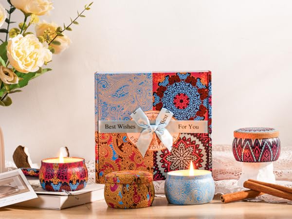 Candles for Home Scented Aromatherapy Candles Gifts Set for Women