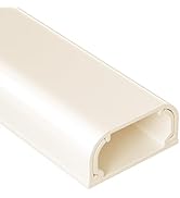 Large Cord Hider - 47in Wire Hiders for TV on Wall, Paintable Cable Hider, X-Large Cable Manageme...