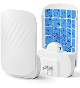 Plug-in Flying Insect Trap for Indoors, Fly Trap for Fruit Flies, Gnats & House Flies, UV Light I...