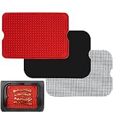 Air Fryer Liner Accessories for Ninja Foodi XL Smart FG551 6-in-1 Indoor Grill, Reusable Heat Res...