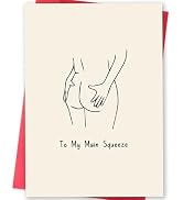 MOROLURU Funny Anniversary Card for Boyfriend, Girlfriend, Husband or Wife, Valentines Day Card f...