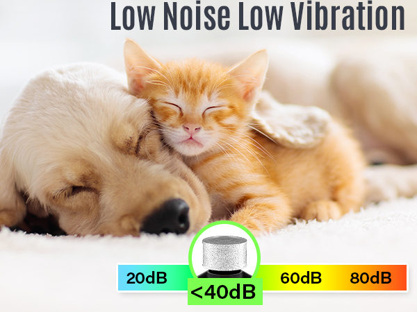Low noise low vibration
