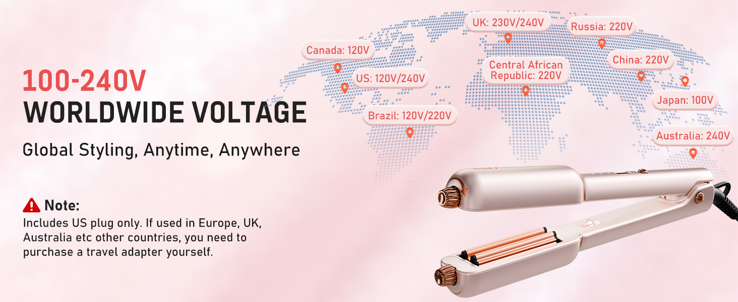 100-240V WORLDWIDE VOLTAGE
