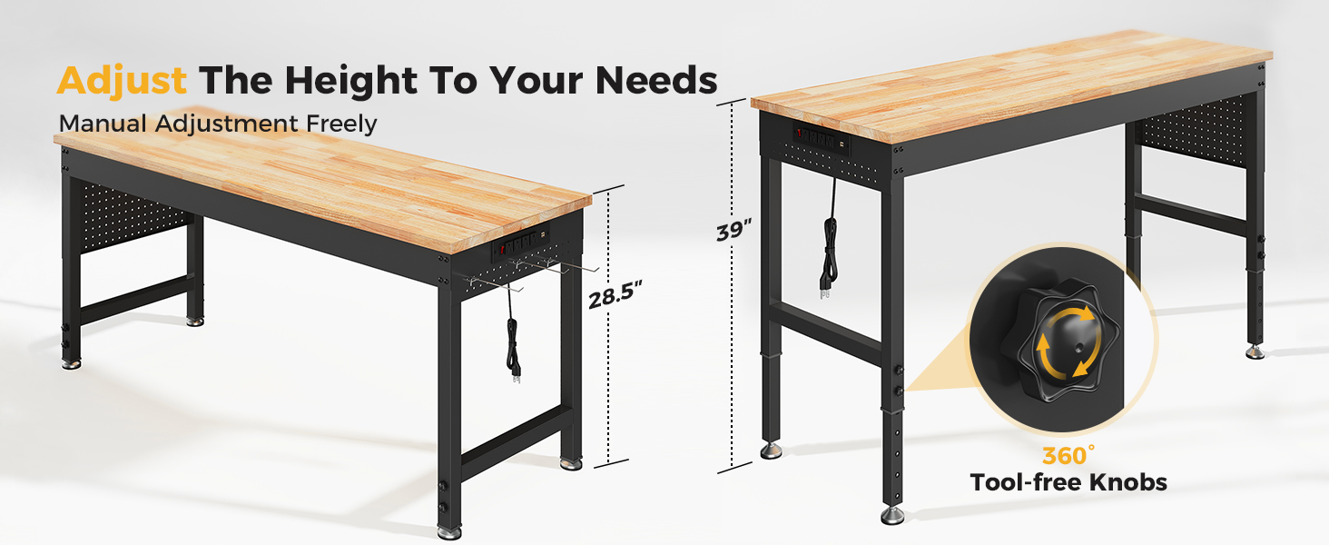 adjustable workbench