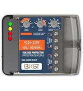 Wiring Surge Protector with Adjustable Over/Under Voltage Protection Automatic Recovery, 220V, 30...