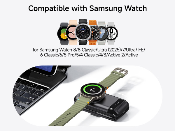 samsung portable watch charger wireless