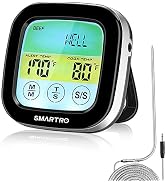 SMARTRO ST59 Digital Meat Thermometer for Oven BBQ Grill Kitchen Food Cooking with 1 Probe and Timer