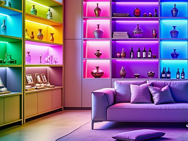 LED Strip Lights rgbic led light strip cabinet