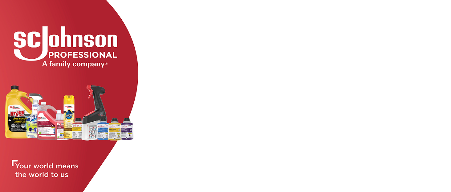 SC Johnson Professional A Family Company offers a wide range of products for professional use